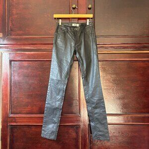 ACNE Pleather Leather Wax KEX Skinny Jeans